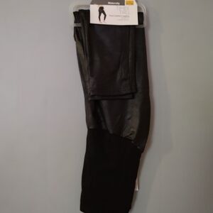 Time and Tru Maternity Faux Leather Leggings